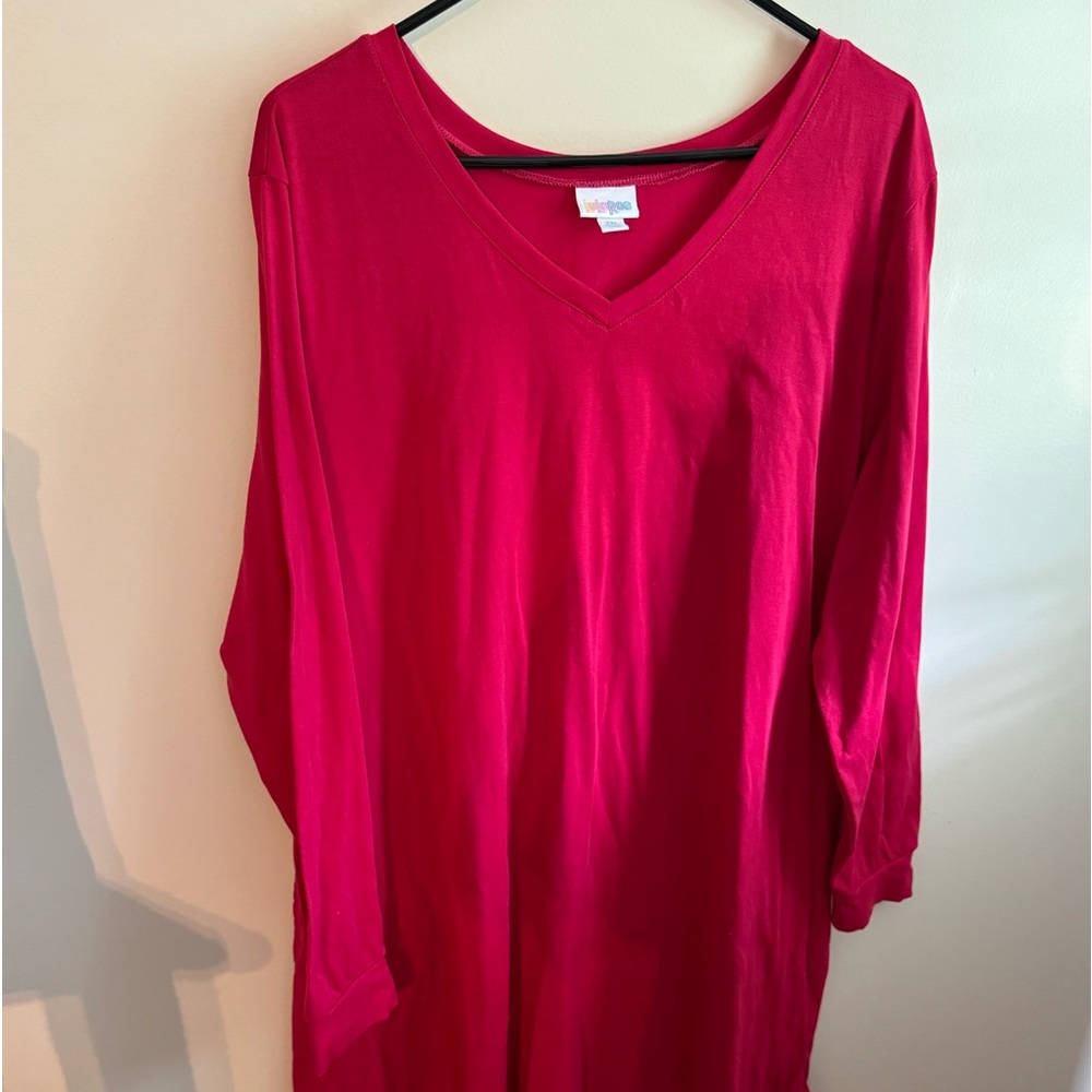 Lularoe Emily swing dress with pockets.